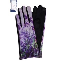 Перчатки жен. Warm Цветы сенсор