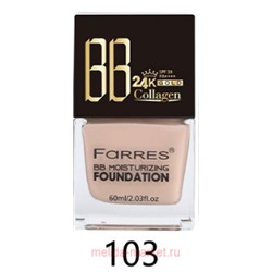 FarresF Крем тональный BB 24k Gold Collagen XXL тон 03 натуральный 60мл 4056