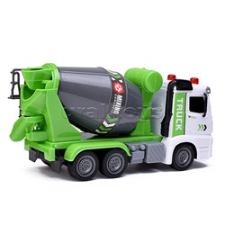 Машина "Бетономешалка" на батарейках, в коробке