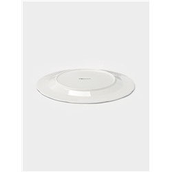 Тарелка Доляна «Романс», d=26.6 см, костяной фарфор, белая