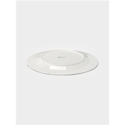 Тарелка Доляна «Романс», d=26.6 см, костяной фарфор, белая