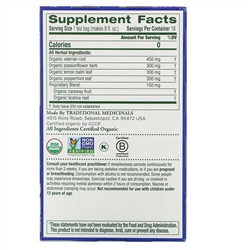Traditional Medicinals, Organic Nighty Night Extra Tea, Valerian, 16 Wrapped Tea Bags, .85 oz (24 g)