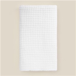 Полотенце вафельное SL HOME: Basic «Блан де Блан» 90×150 см, хлопок 100%, белое