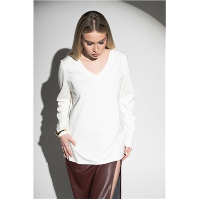 Лонгслив с V- образным вырезом НАТАЛИ, 1211649