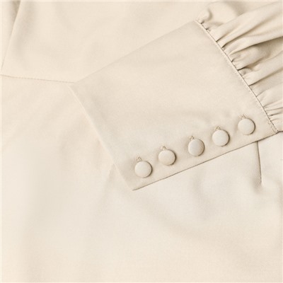 Платье мини женское MINAKU: Casual Collection, бежевое, размер 48