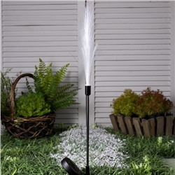 Садовый светильник «Колос», уличный, на солнечной батарее, 85 см, 8 LED, свечение тёплое белое