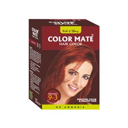 Color Mate Краска для волоc, Цвет Бургунд Тон 9.3. Без Аммиака (5 шт. х 15 г)