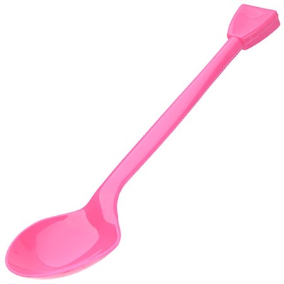 80559 Баночка с ложкой стекло 0,5 л РОЗОВЫЙ MB (х15)