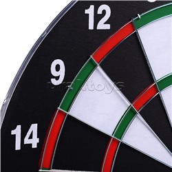 Дартс двусторонний с дротиками 17 "Точно в цель!" в пакете