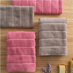 Полотенце махровое Love Life «Ария» 70×140 см, пыльная роза, 100% хл, микро-коттон, 450 г/м²