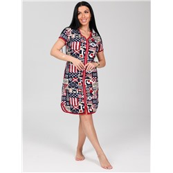 Тома - халат синий