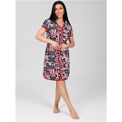 Тома - халат синий