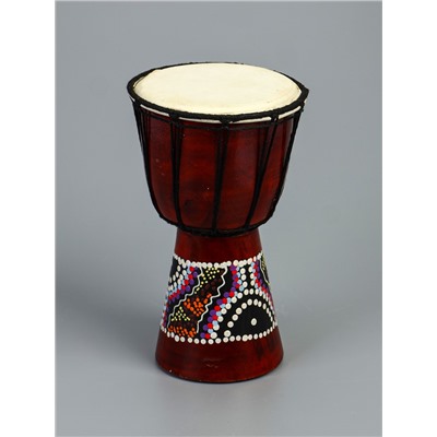 УЦЕНКА Сувенирный музыкальный инструмент «Барабан Джембе» 25×14×14 см МИКС