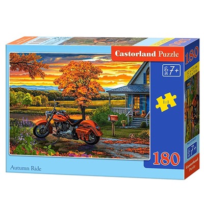 Пазлы 180 "Осенняя поездка"