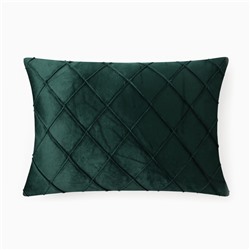 Подушка декоративная «Этель. Соло», размер 30×50 см, велюр, изумрудная