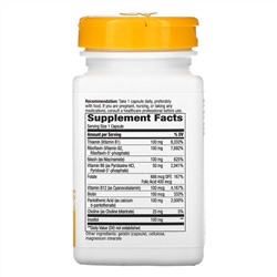 Nature's Way, комплекс B-100 с коэнзимом B2, 100 капсул