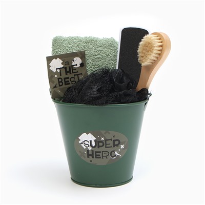 Набор подарочный «Этель» Super hero: полотенце и аксессуары