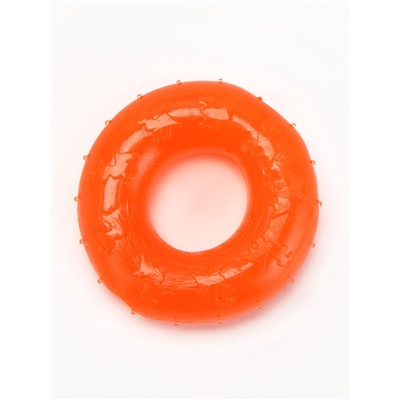 Жевательная игрушка дял собак «Кольцо», 6.7×2 см, прозрачная, PP, оранжевая