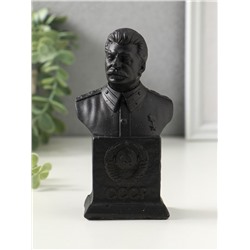 Бюст «Сталина И. В», фигурка гипс, 12×6.5×4.5 см, графит