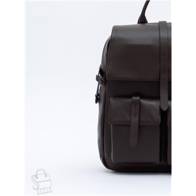 Рюкзак женский кожаный 18297 coffee  Polina&Eiterou