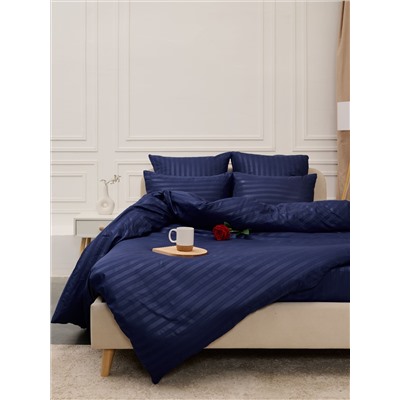 КПБ Микрофибра-Страйп - Синий