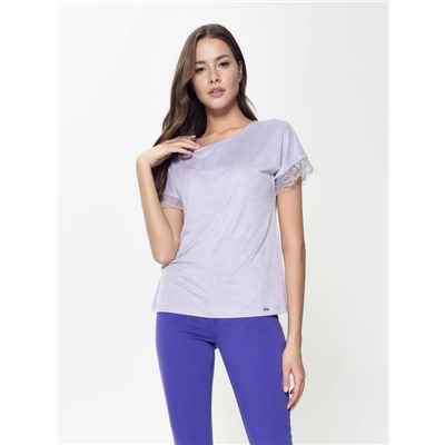 Топы CONTE LD 917 Топ с эффектом замши и деликатным кружевом