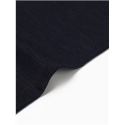 Набор салфеток с декоративными кольцами «Этель» Dark, 40×40 см - 4 шт., 100% лён