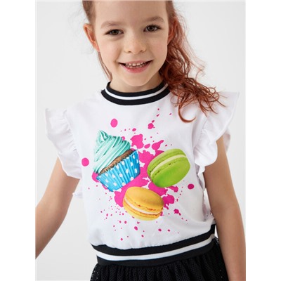 Джемпер трикотажный для девочек (футболка)