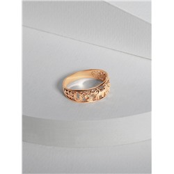 Кольцо из золочёного серебра - 7 символов удачи 925 пробы 1-104з