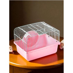 Колесо для грызунов тихое, 11 см, розовое