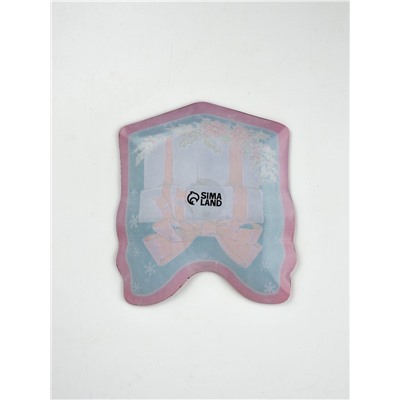 Тарелка новогодняя плоская «Новогодний сюрприз», 15×17.3 см