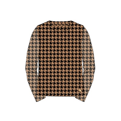 Фуфайка трикотажная для девочек (футболка с длинными рукавами)