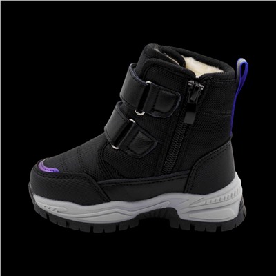 Ботинки мембранные на меху С7719-1 черные