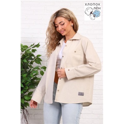 1069 Рубашка женская (Льняной)