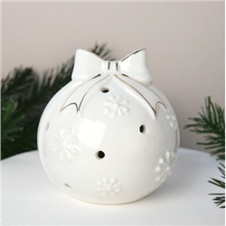 Фигурка Шар с подсветкой 10 см новогодний / YZ23777 /уп 96/LED