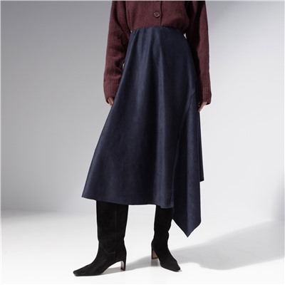 Юбка асимметричного кроя, Грация рассвета (синяя)