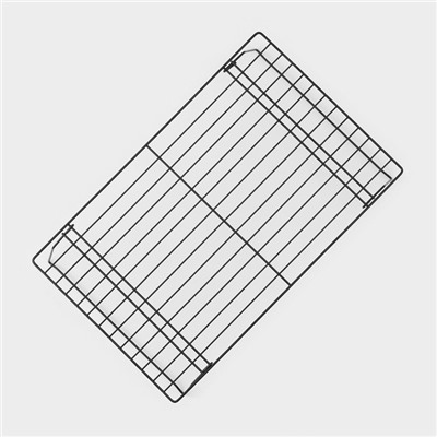 Решётка для глазирования и остывания выпечки 3-х ярусная KONFINETTA, 40.5×22 см, чёрная