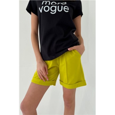 Шорты 8190 (Желто-горчичный)