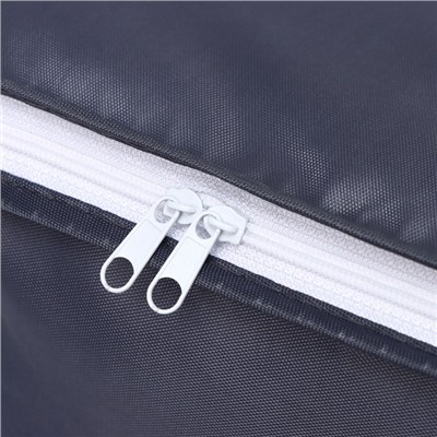 Кофр для хранения вещей LaDо́m, 45×30×20 см, цвет графитовый