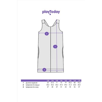 Платье PLAYTODAY, 1121774