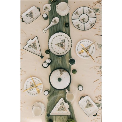 Кружка новогодняя Доляна «Приближение чуда», 330 мл, для чая, фарфор, белая