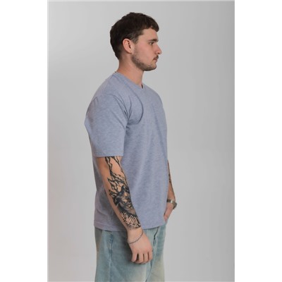 Футболка из кулирки с коротким рукавом и V-образной горловиной М125119с