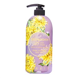 Jigott Парфюмированный гель для душа с экстрактом хризантемы / Chrysanthemum Perfume Body Wash, 750 мл