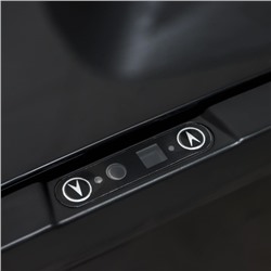 Ведро для мусора сенсорное Доляна, 12 л, чёрное