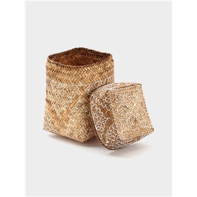 Корзинка плетёная «Марокко», 14×14×23 см