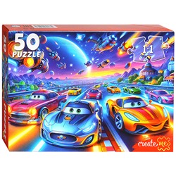 Пазлы 50 "Крутой вираж в космосе"