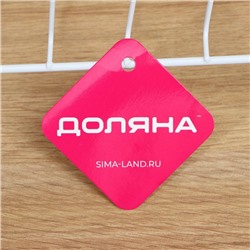 Подставка для крышек Доляна, 28.5×14×16.5 см, белая