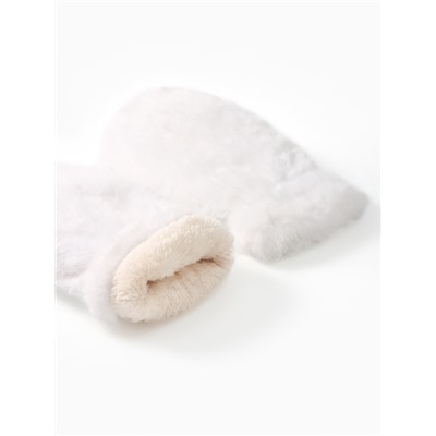 Варежки женские MINAKU, белый, размер 26×12 см