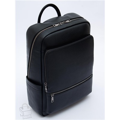 Рюкзак мужской кожаный 134119-161H black Heanbag в Новосибирске