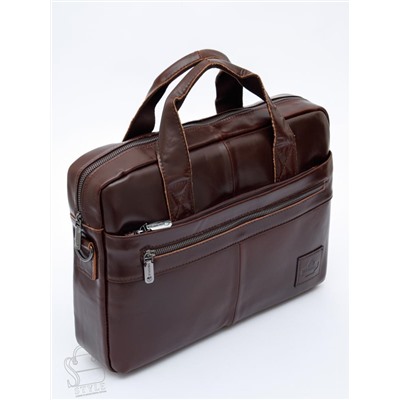 Портфель мужской кожаный 11011Z brown Zinimsk